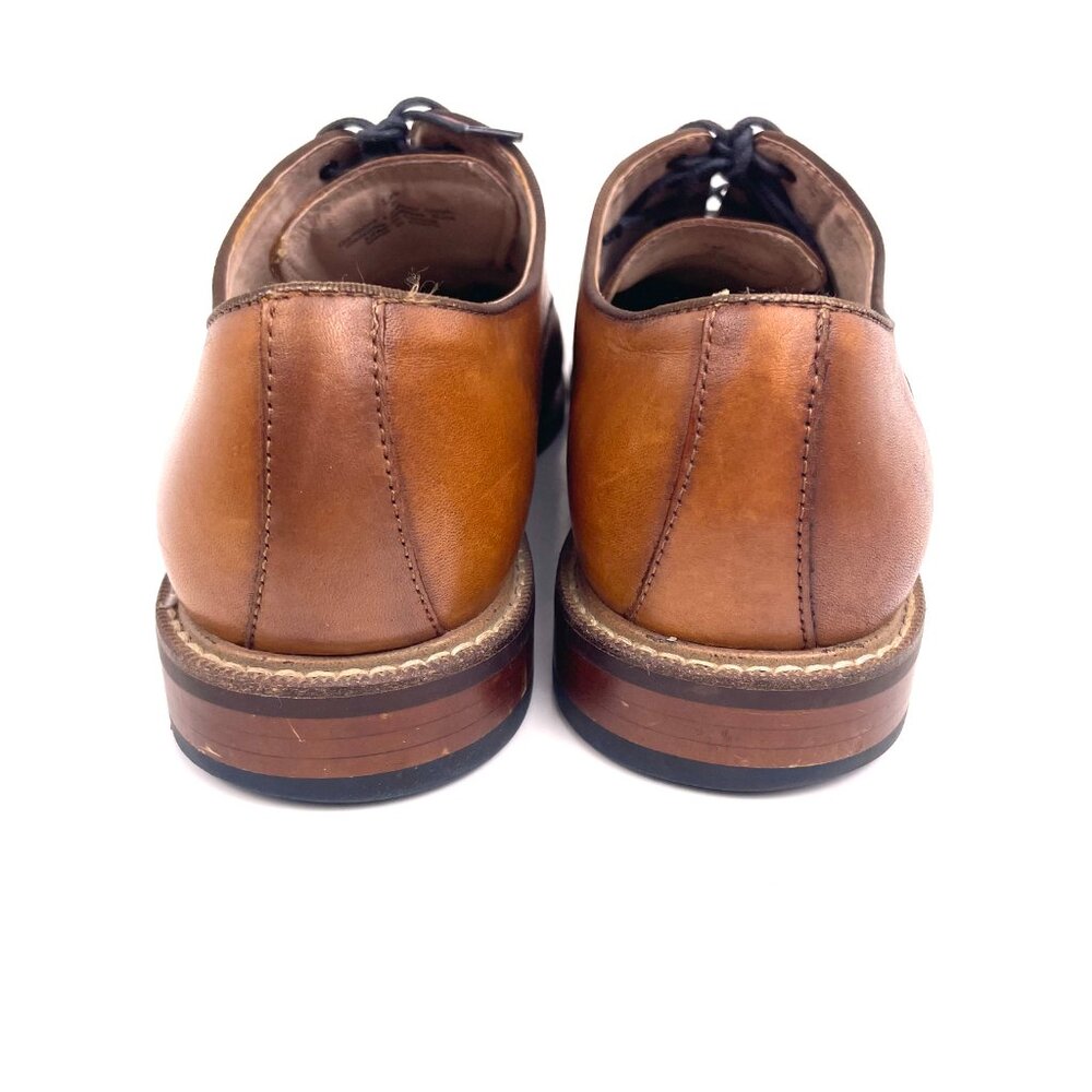 Aston Grey Collection Oxford Dress Men’s Tan/Brown Leather Shoes Size 9 - Picture 6 of 13